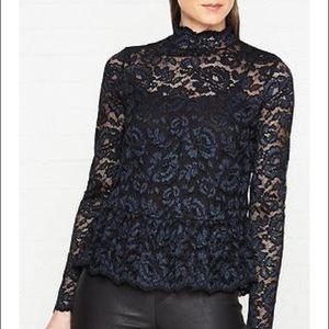 All Saints Ellen Lace Top - never been worn!